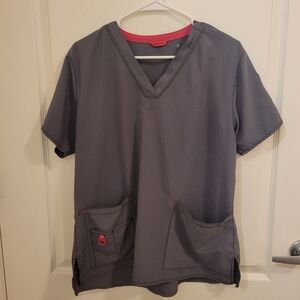 Carhartt Charcoal Top with Pink Accents